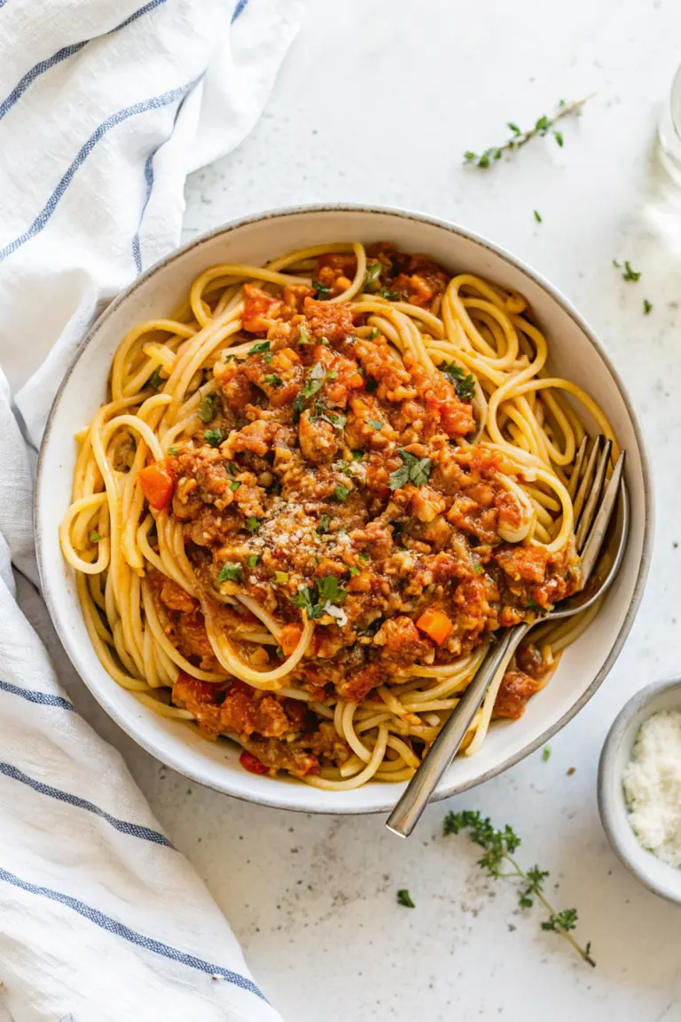Easy Turkey Bolognese Pasta image1