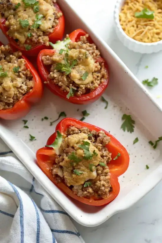 Easy Turkey Stuffed Peppers image1