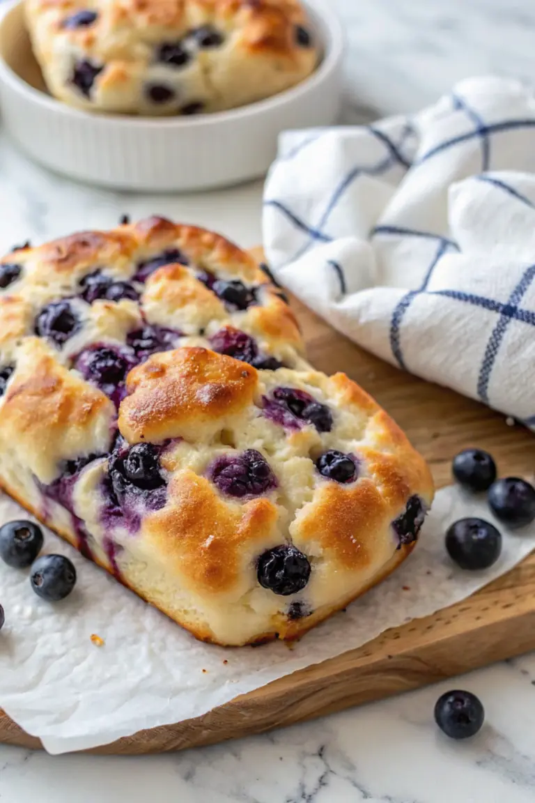 Fluffy Cottage Cheese Blueberry Bread image1
