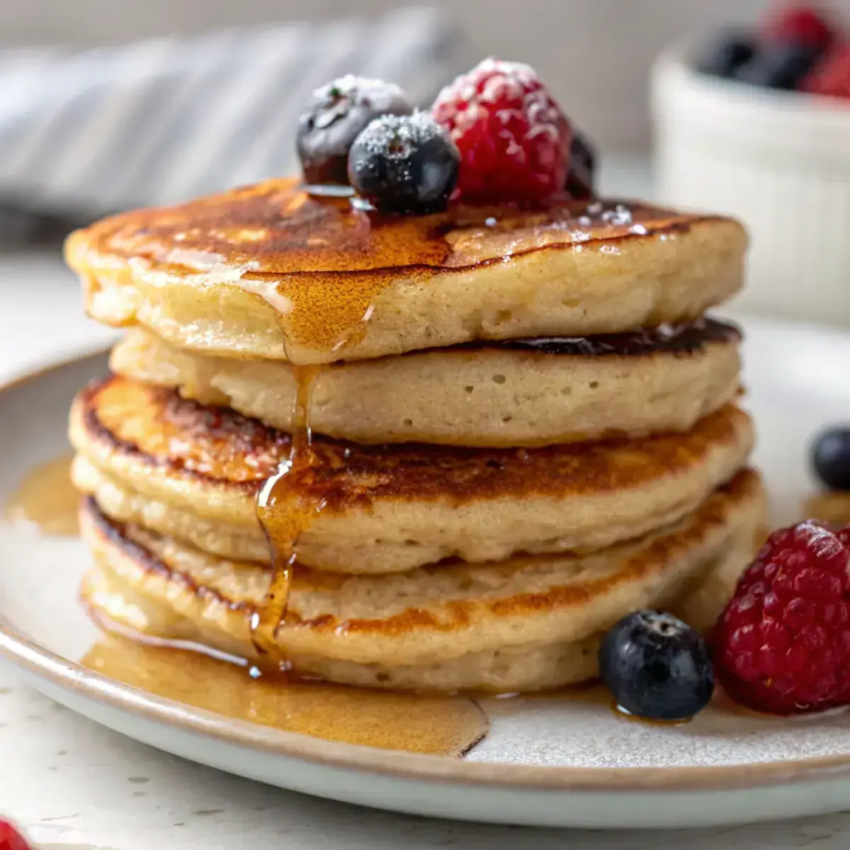Fluffy Greek Yogurt Pancakes