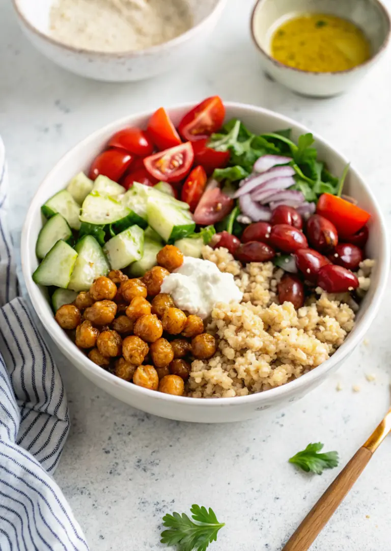 Fresh Mediterranean Quinoa Bowl Recipe image1