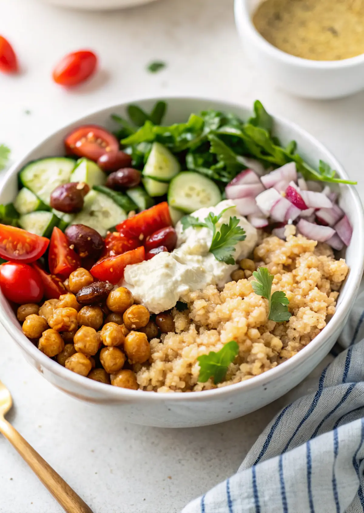 Fresh Mediterranean Quinoa Bowl Recipe