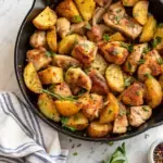 Garlic Butter Chicken Potato Skillet image1