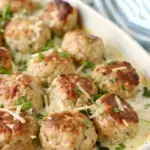 Garlic Parmesan Turkey Meatballs image1