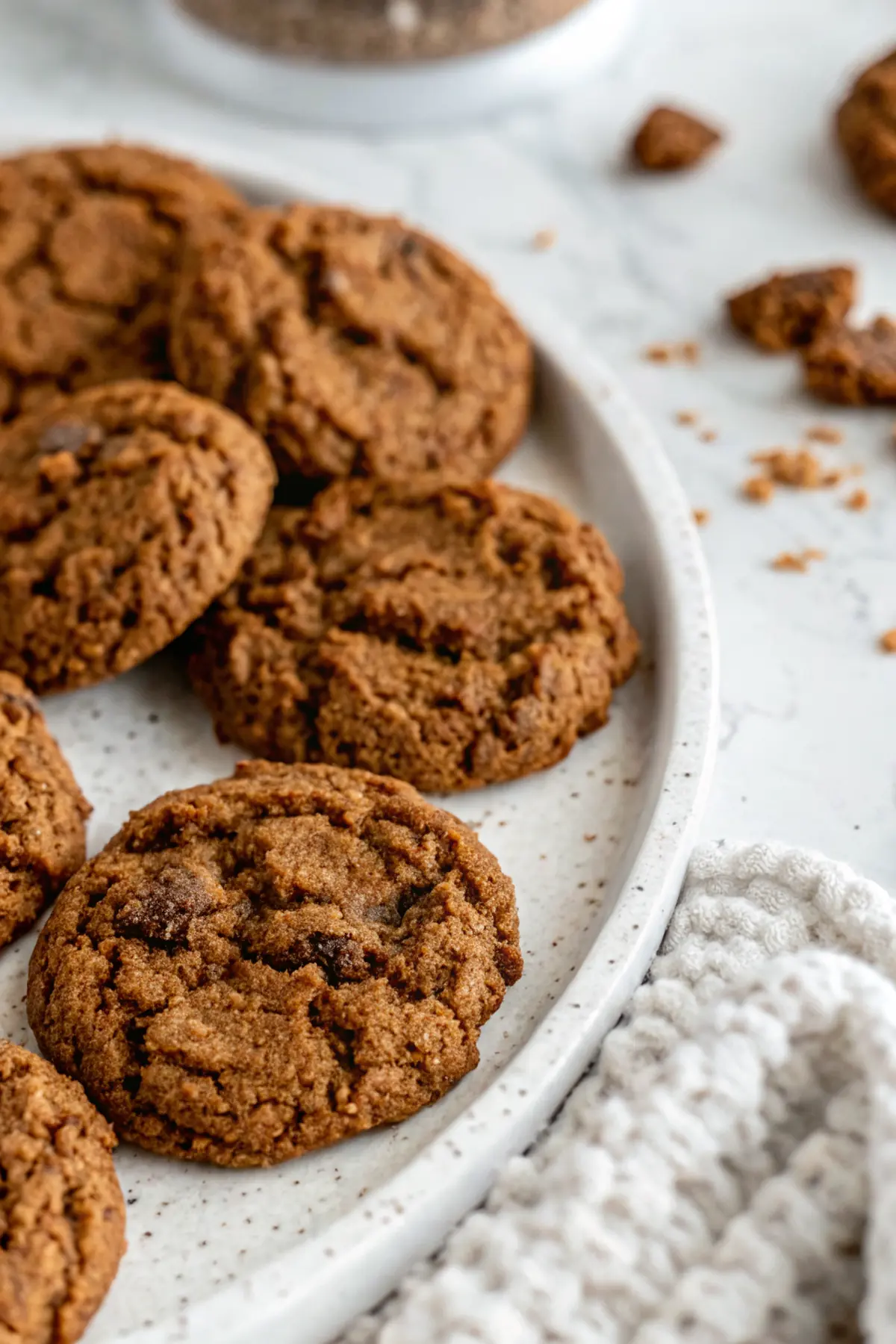 Gluten Free Almond Butter Espresso Cookies