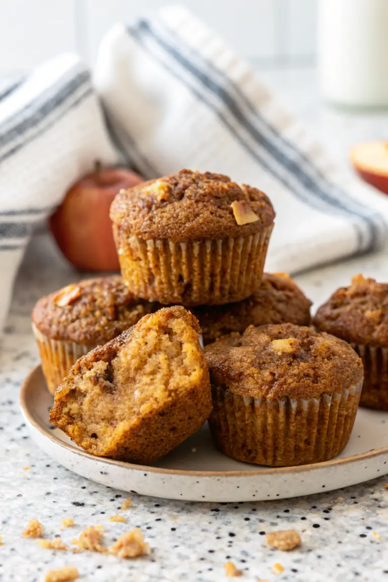 Healthy Apple Cinnamon Muffins image1