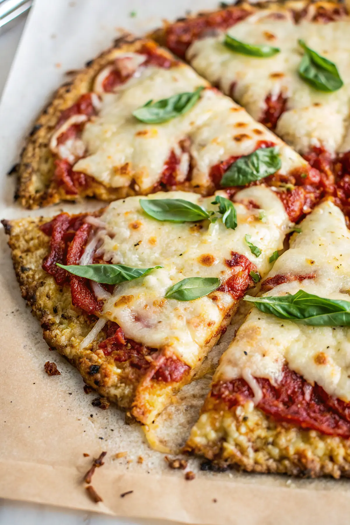 Healthy Cauliflower Crust Pizza Recipe