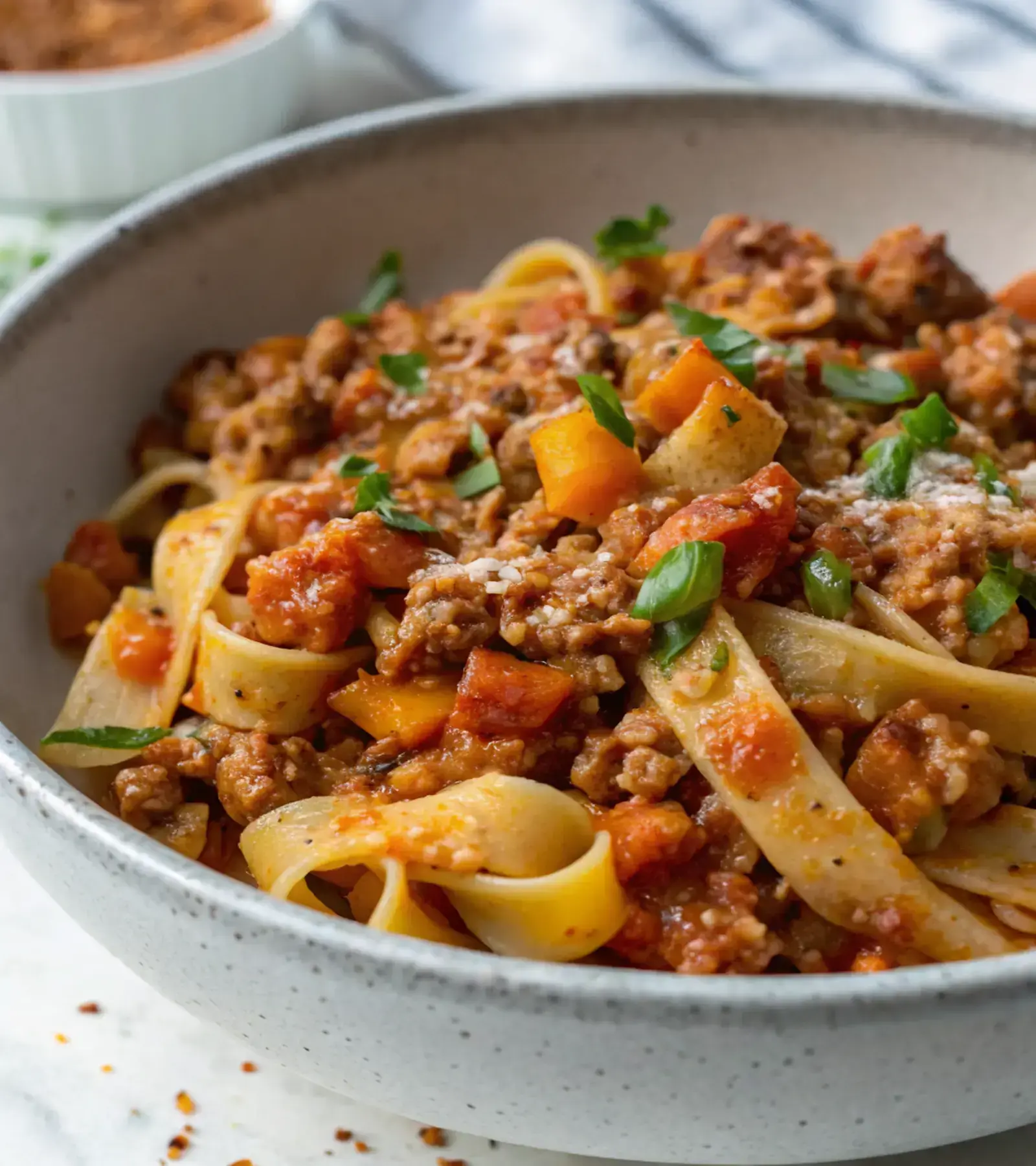 Healthy Ground Turkey Bolognese