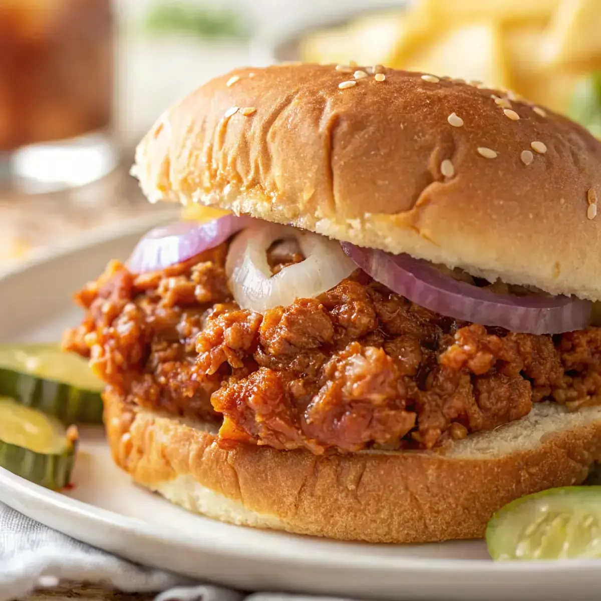 Healthy Ground Turkey Sloppy Joes