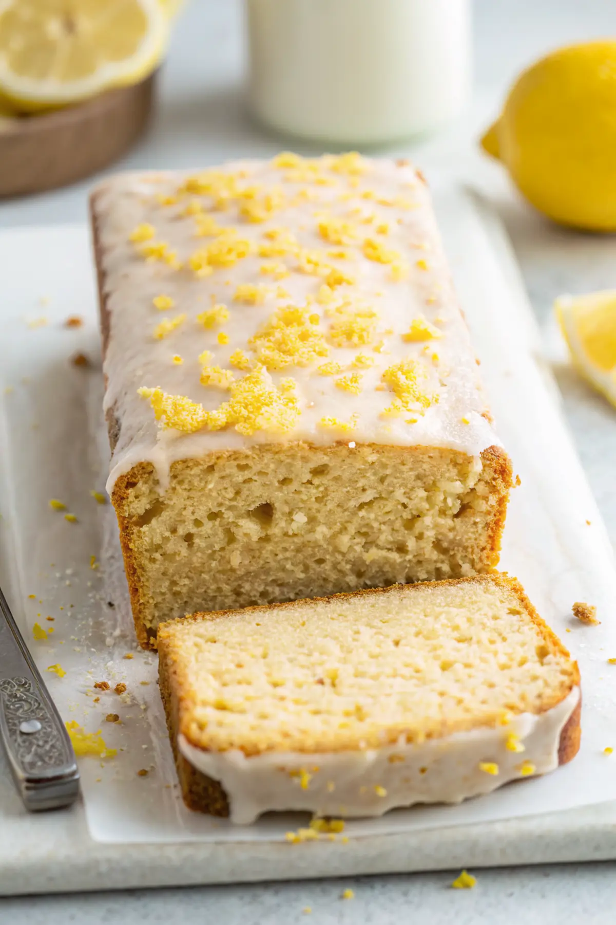 Healthy Lemon Loaf Cake