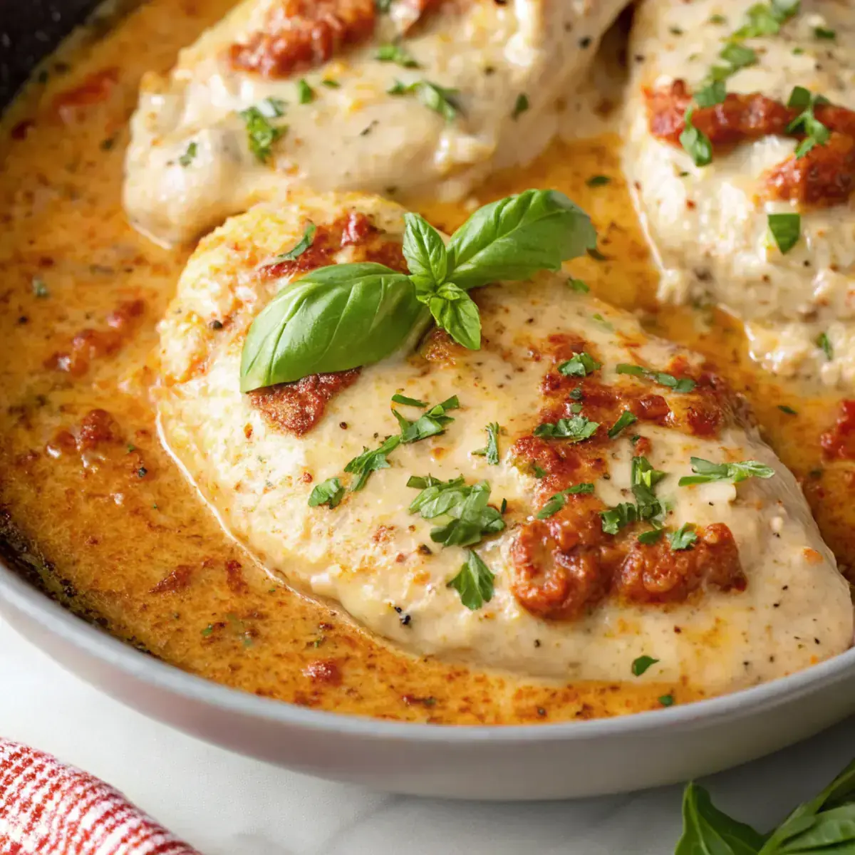 Healthy Marry Me Chicken with Cottage Cheese
