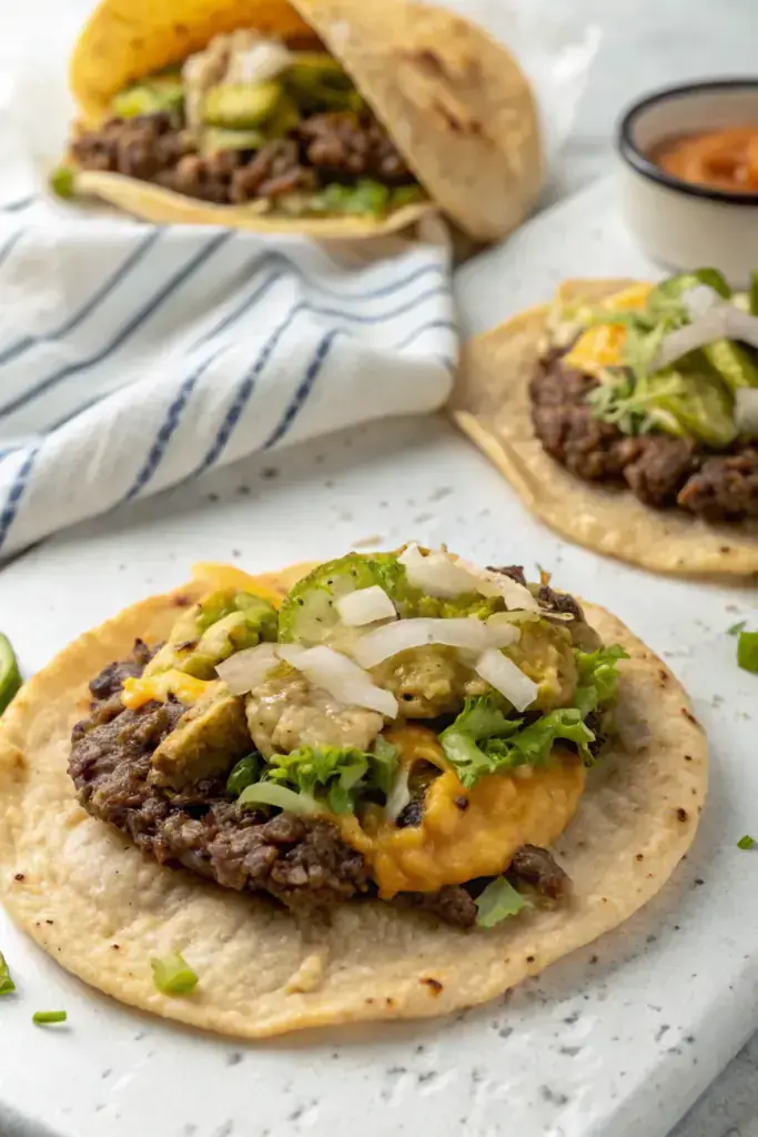 High Protein Big Mac Smash Tacos image1
