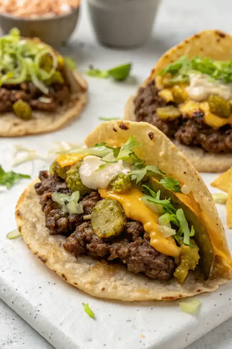 High Protein Big Mac Smash Tacos image2