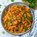 High Protein Chicken Fajita Pasta image1