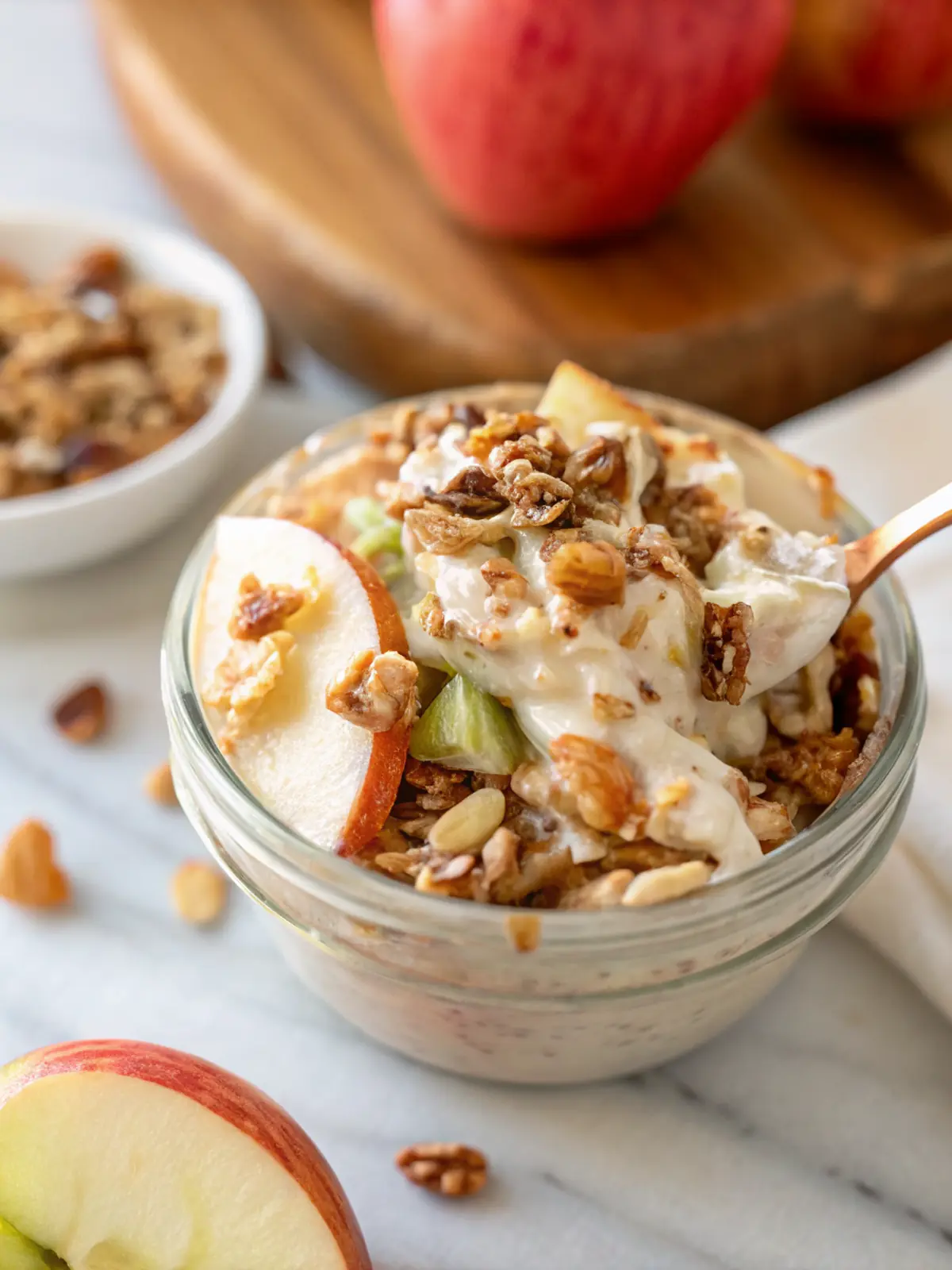 High Protein Crunchy Apple Salad