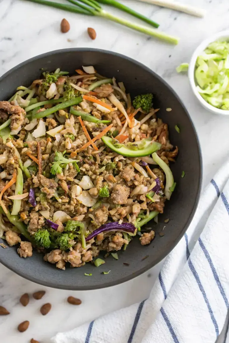 High Protein Egg Roll Bowl image1