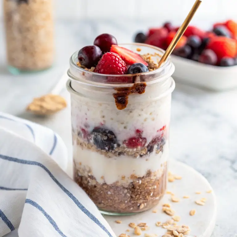 High-Protein Overnight Oats Recipe (+ High-Fiber) image1