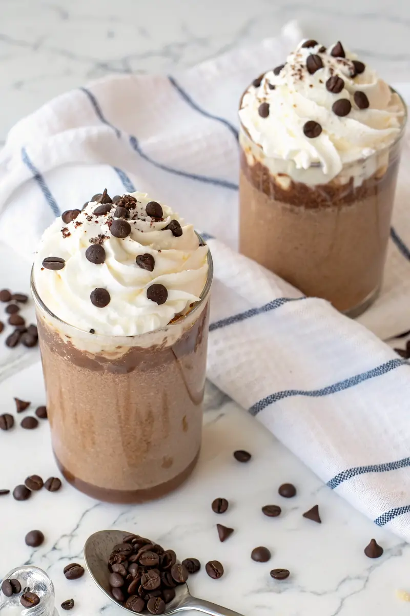 Homemade Chocolate Chip Mocha Frappuccino image1