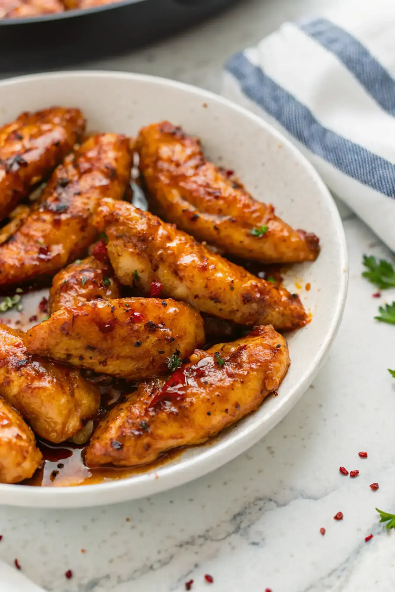 Honey Garlic Chicken Tenders Recipe image1