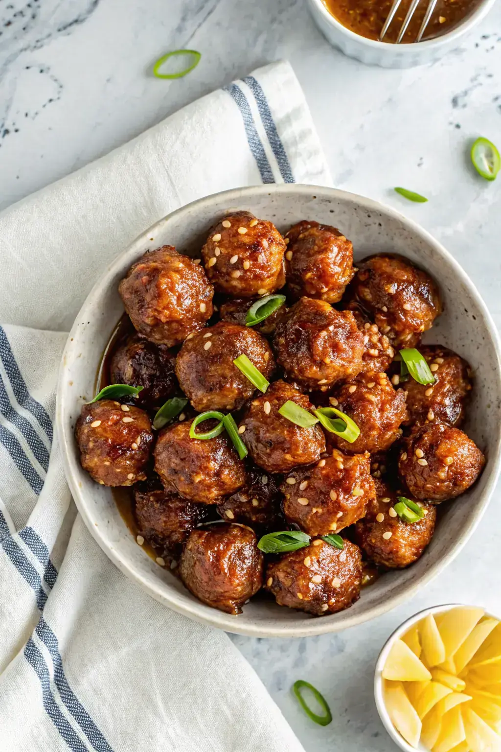 Honey Sriracha Meatballs Recipe image1