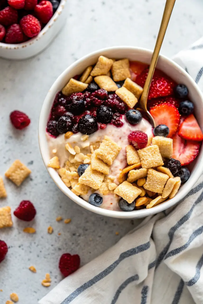 Peanut Butter Jelly Protein Yogurt Bowl image1
