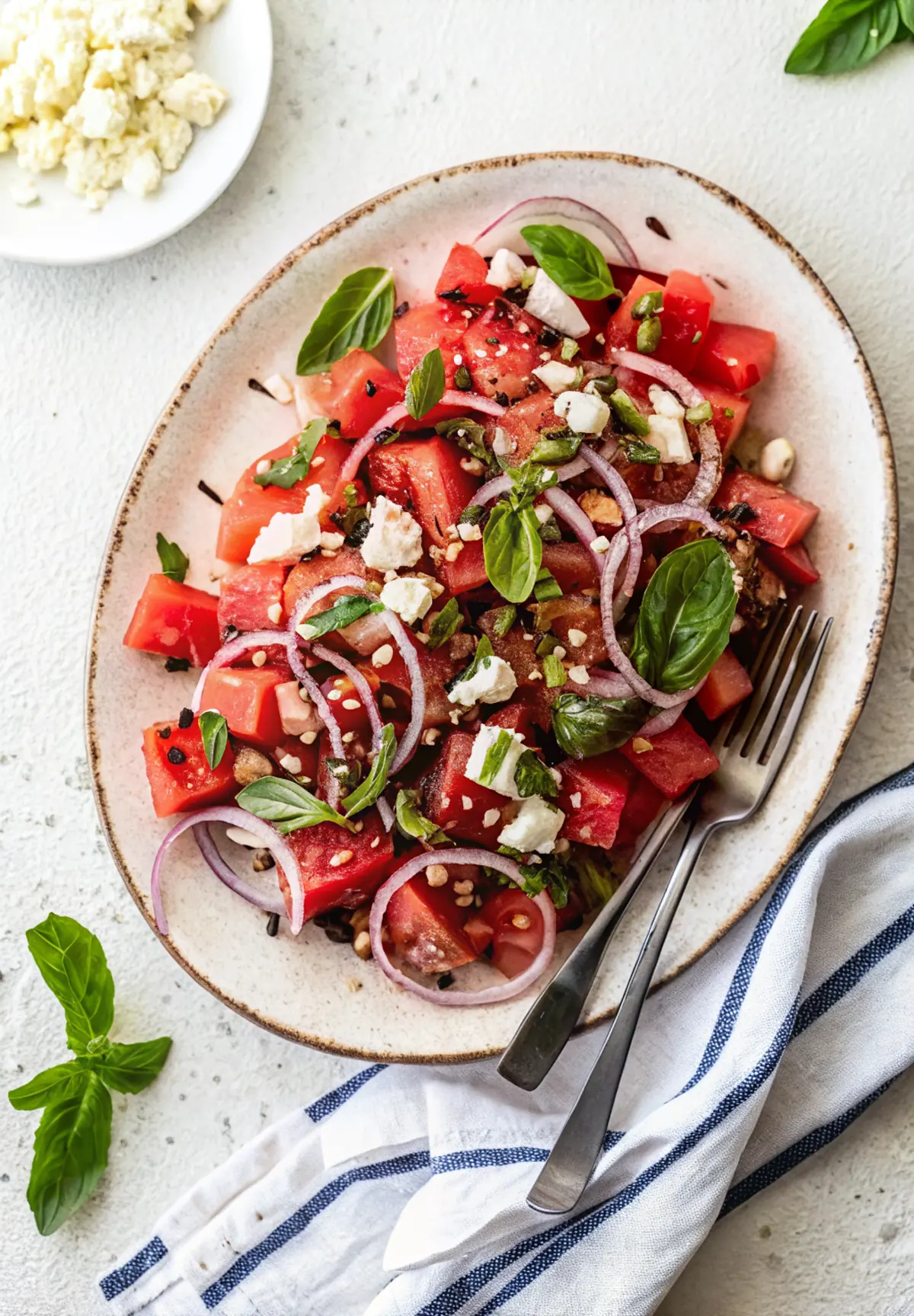 Refreshing Watermelon Feta Salad Delight image1