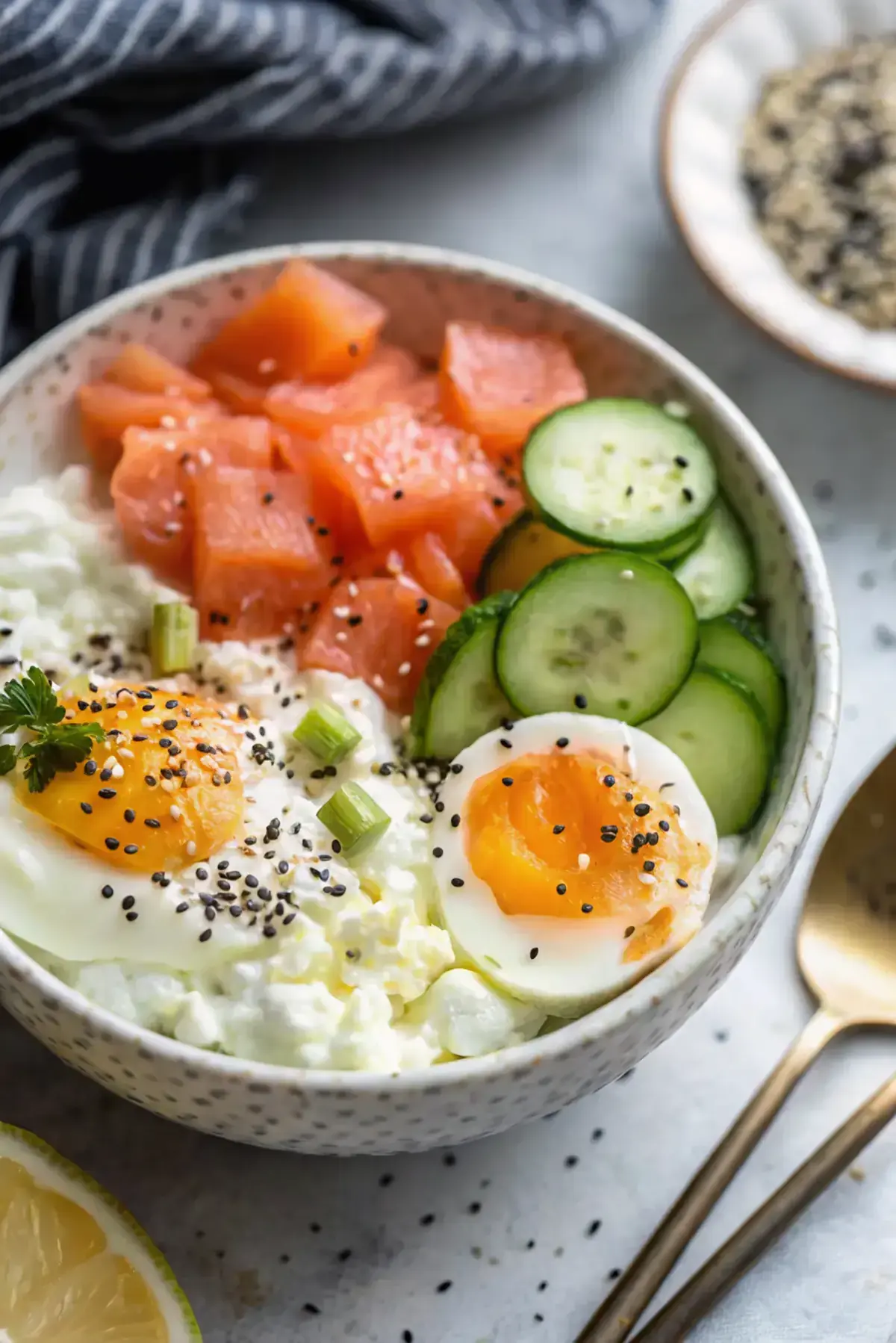 Savory Cottage Cheese Breakfast Bowl