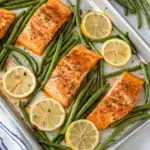 Simple Sheet Pan Salmon Dinner image1