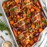 Spicy Harissa Sheet Pan Chicken image1