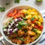 Spicy Mango Habanero Chicken Bowls image1
