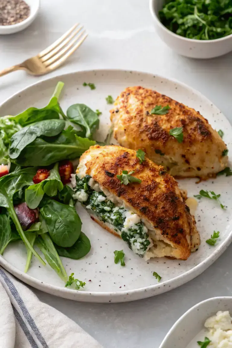 Spinach Feta Stuffed Chicken Breast image1