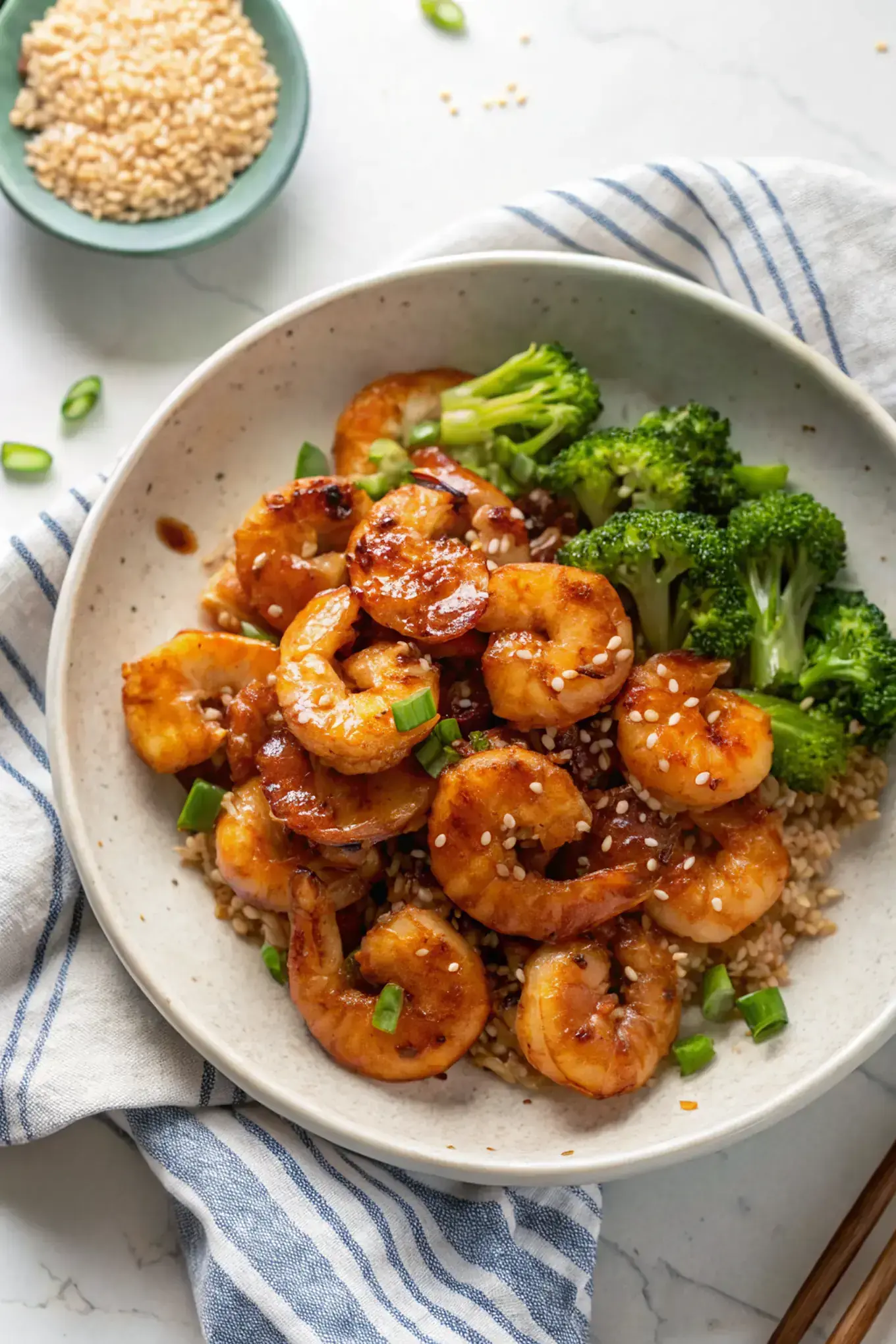 Sweet Honey Garlic Shrimp Delight image1